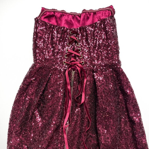 Bronx and Banco Maraya Sequin Corset Midi Dress Size AU 10 US 6 Medium NEW NWT - Picture 4 of 9
